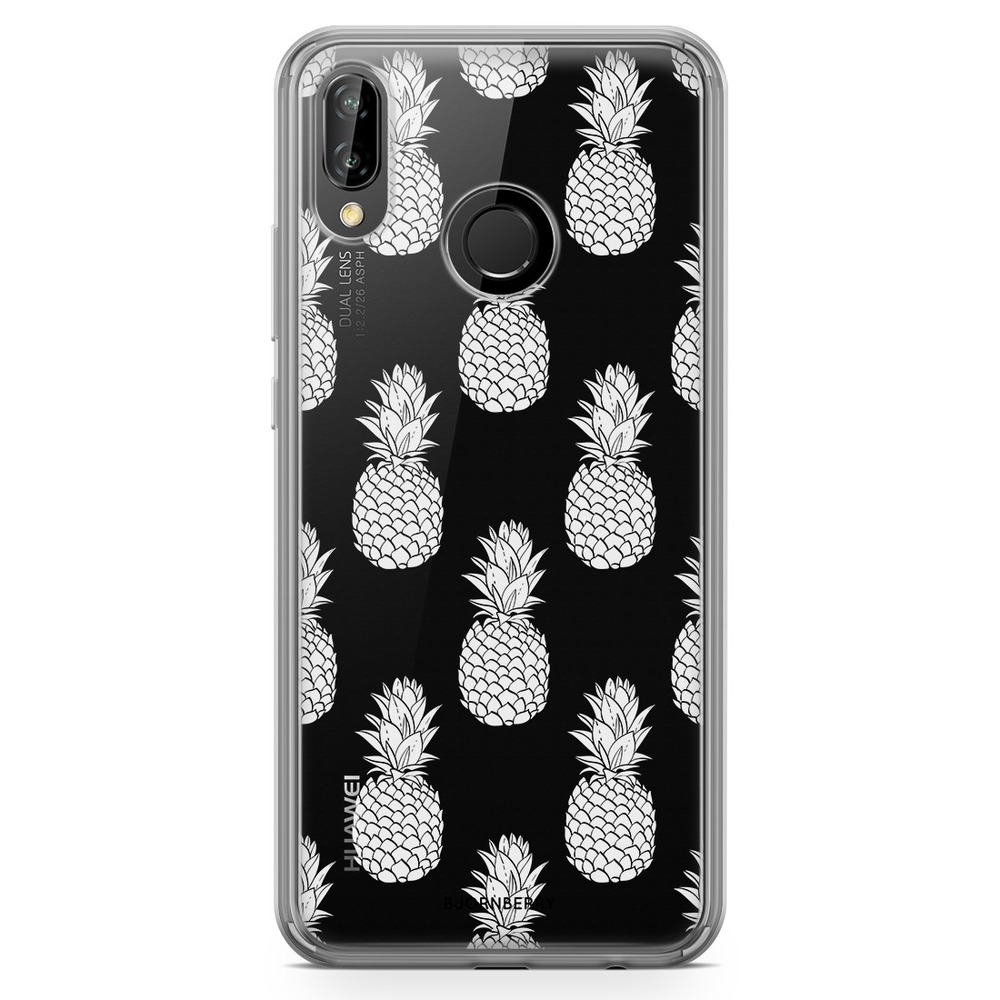 Huawei P20 Lite Fashion Skal - Vita Ananas