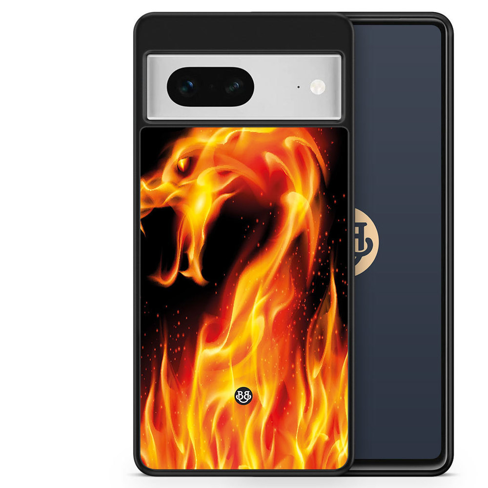Google Pixel 7 Case - Flames Dragon