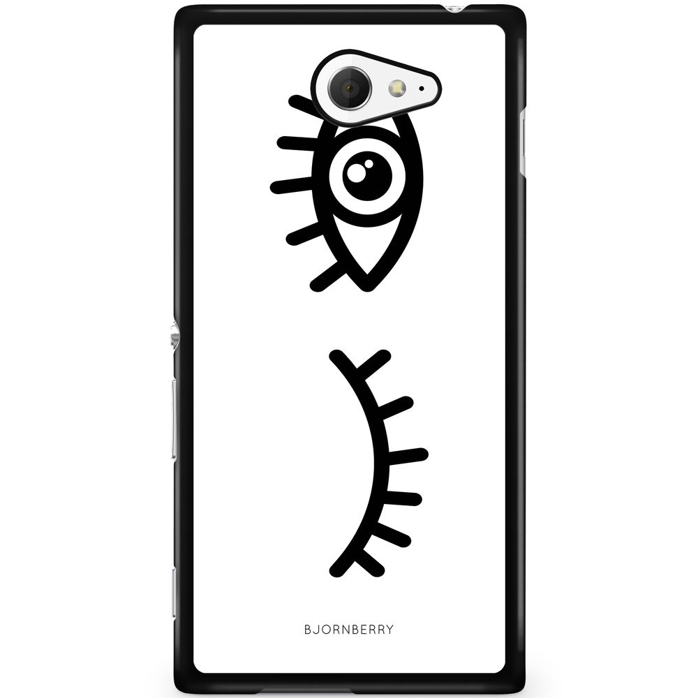 Sony Xperia M2 Aqua Case - Black Eyes