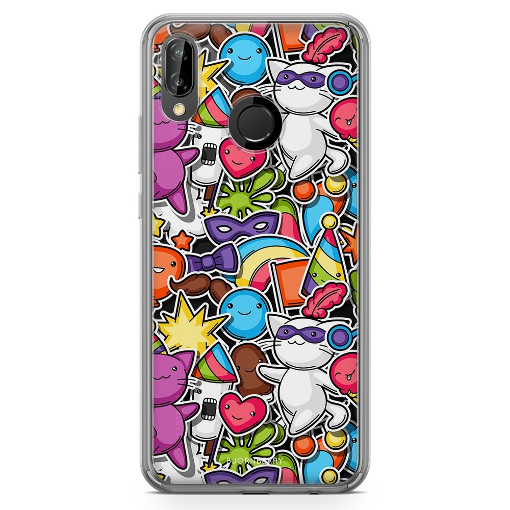 Huawei P20 Lite Fashion Case - Cute Stickers