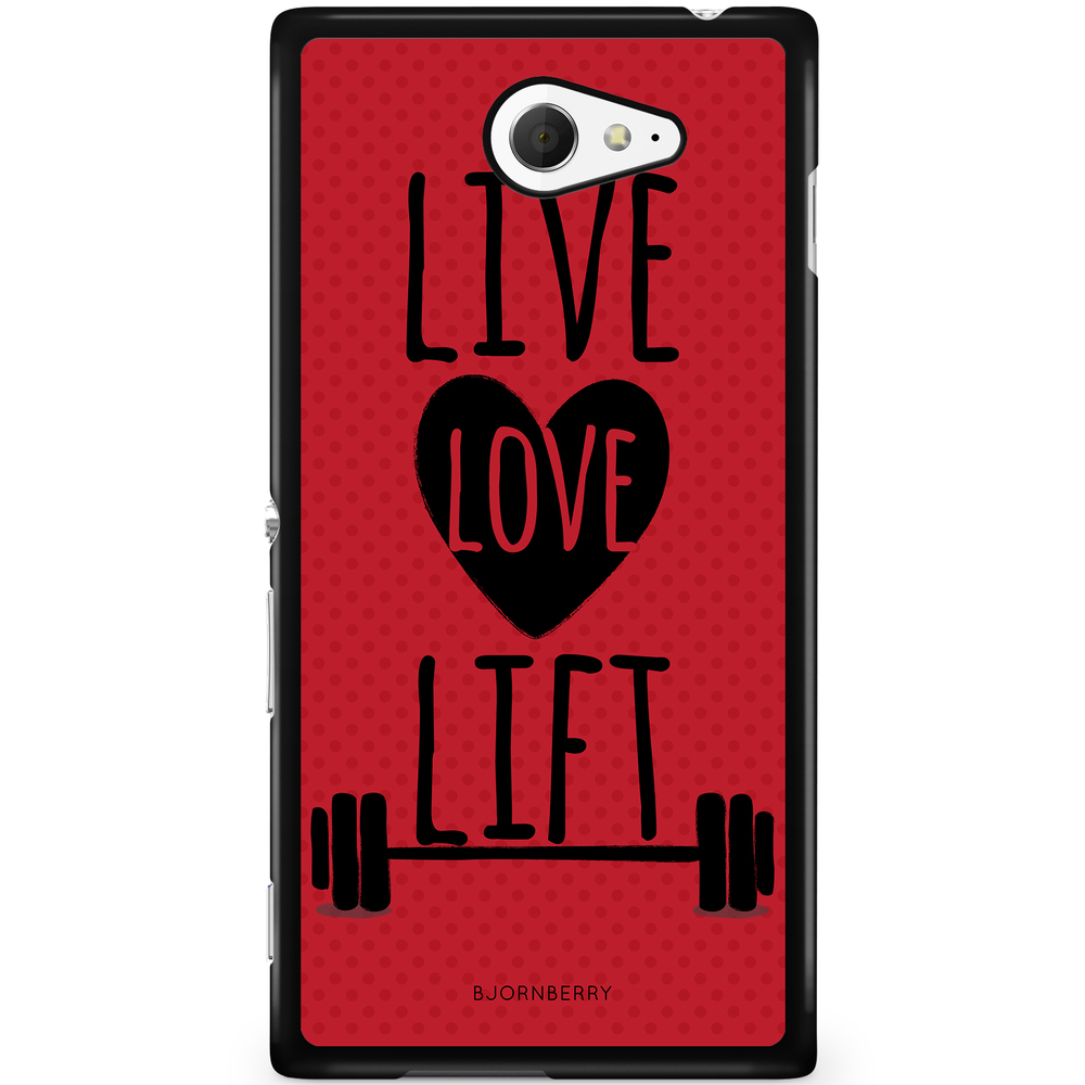 Sony Xperia M2 Aqua Case - Live Love Lift