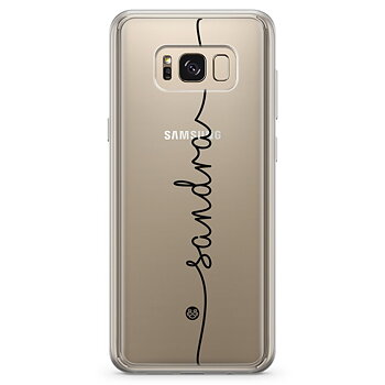 Samsung Galaxy S8 Skal Fashion Custom - Centrerat Namn