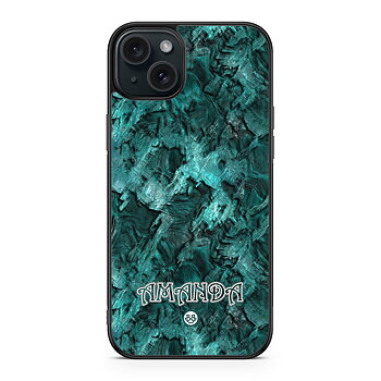 iPhone 15 Plus Custom Case - Green Name