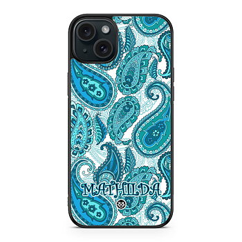 iPhone 15 Plus Custom Case - Paisley Name