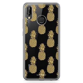 Huawei P20 Lite Fashion Skal - Guldiga Ananas