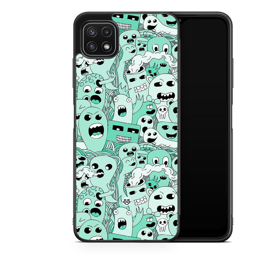 Samsung Galaxy A22 5G Case - Spökmönster