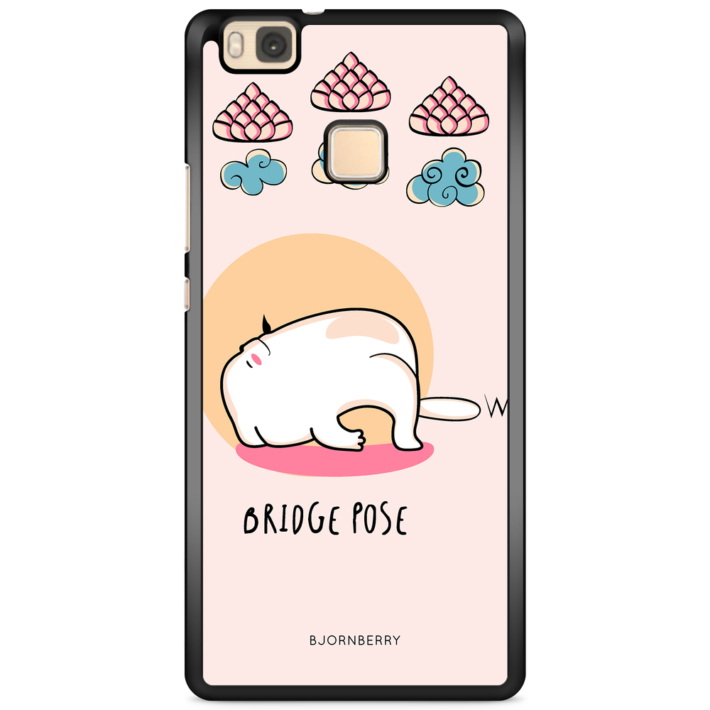 Huawei P9 Lite Case - Yoga Cat Bridge Pose