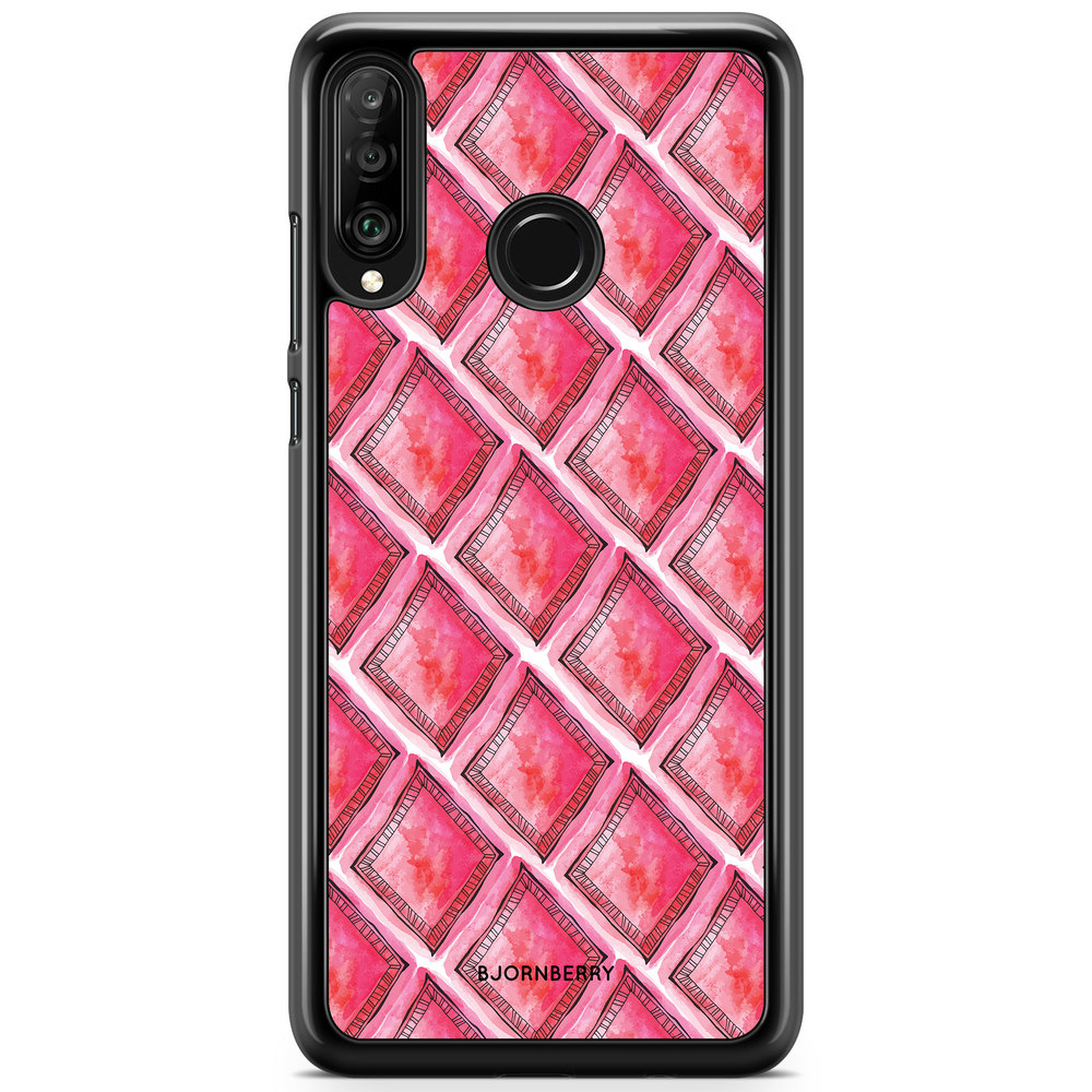 Huawei P30 Lite Case - Red Rhombus