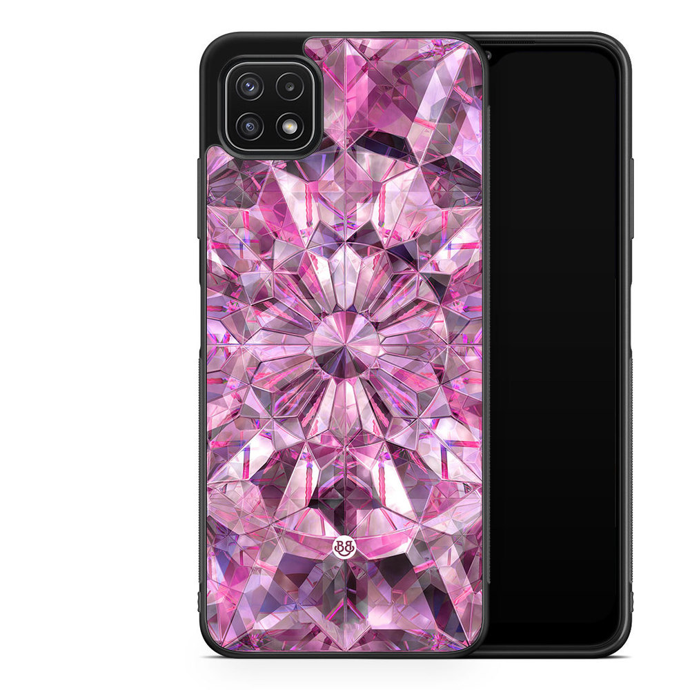Samsung Galaxy A22 5G Case - Pink Crystals