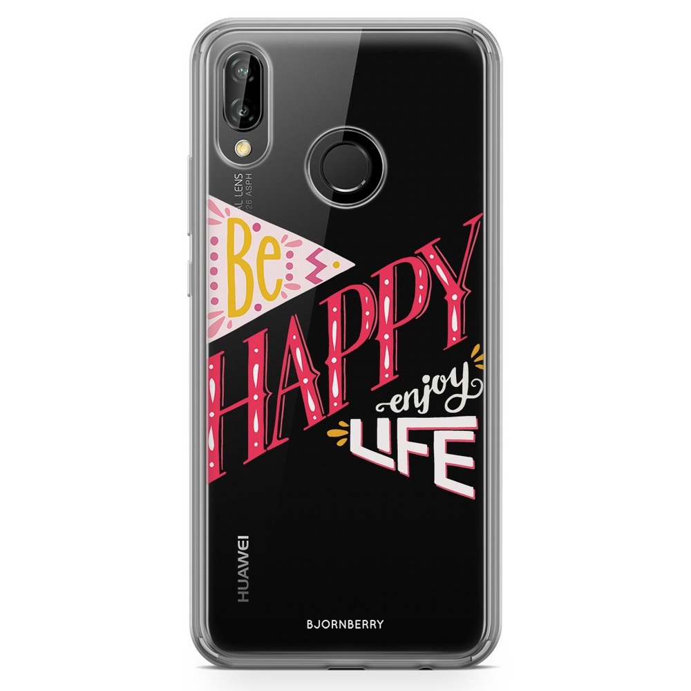 Huawei P20 Lite Fashion Skal - Be Happy