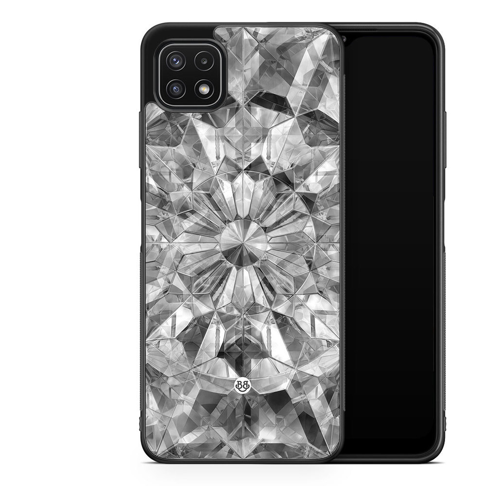 Samsung Galaxy A22 5G Case - Grey Crystals