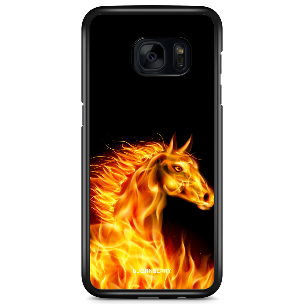 Samsung Galaxy S7 Case - Flames Horse