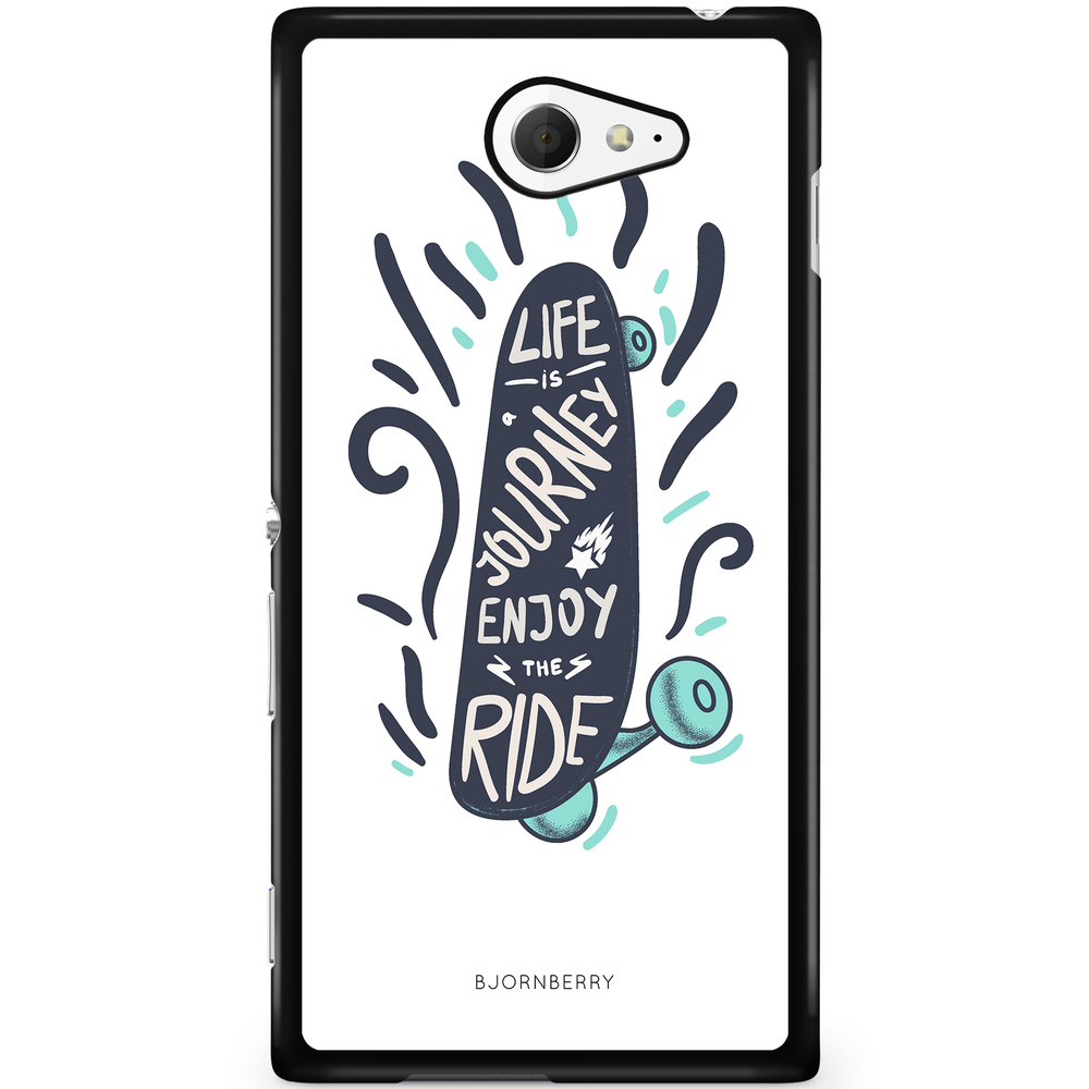 Sony Xperia M2 Aqua Case - Skate Quote