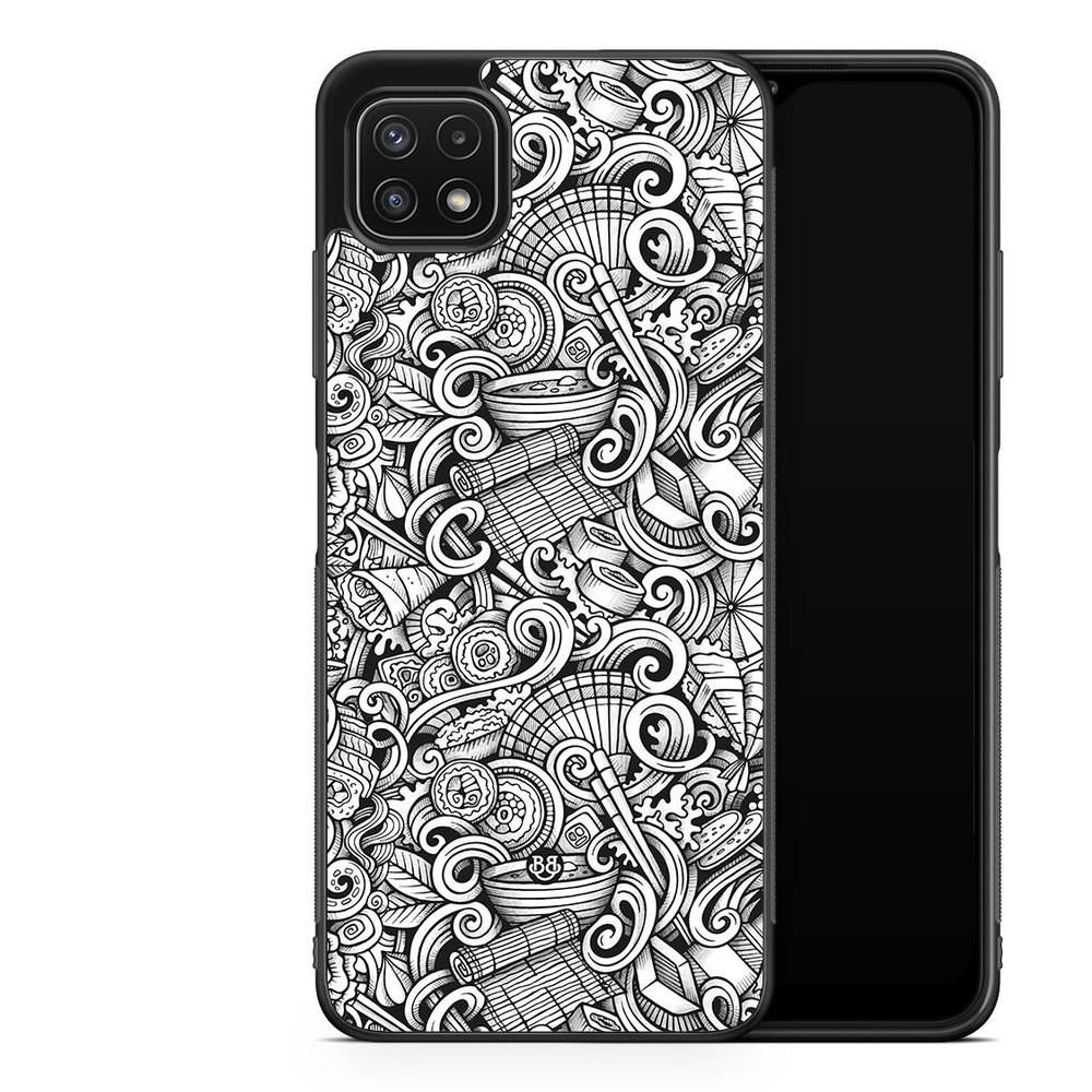 Samsung Galaxy A22 5G Case - Japanese Pattern