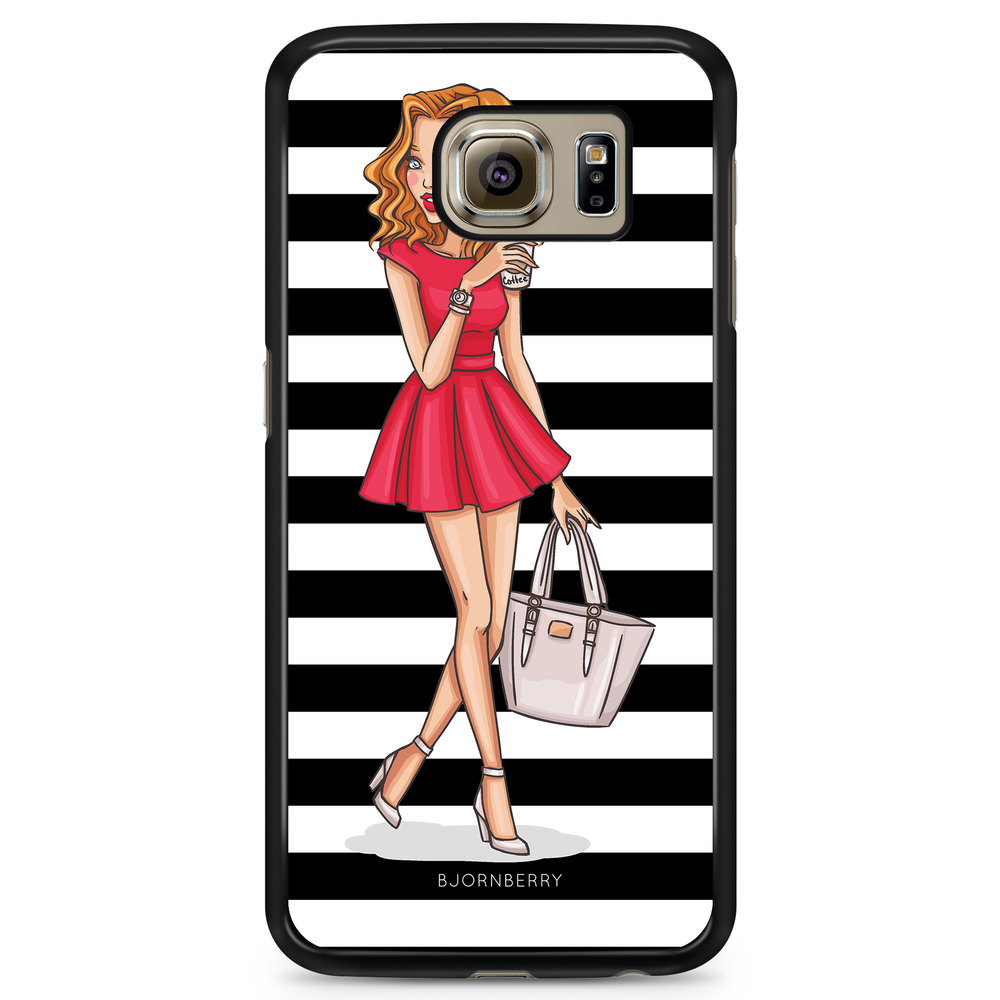 Samsung Galaxy S6 Case - Fashion Girl Red