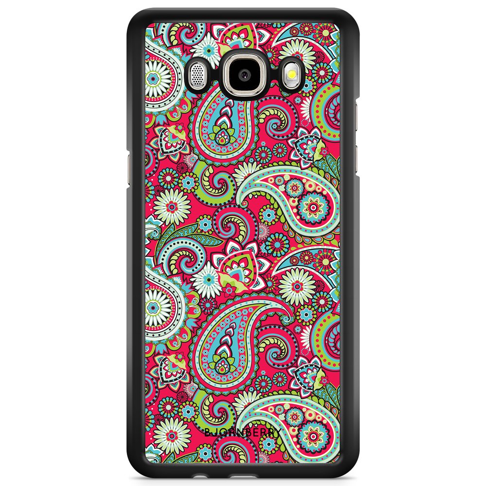 Samsung Galaxy J5 (2015) Case - Red Paisley
