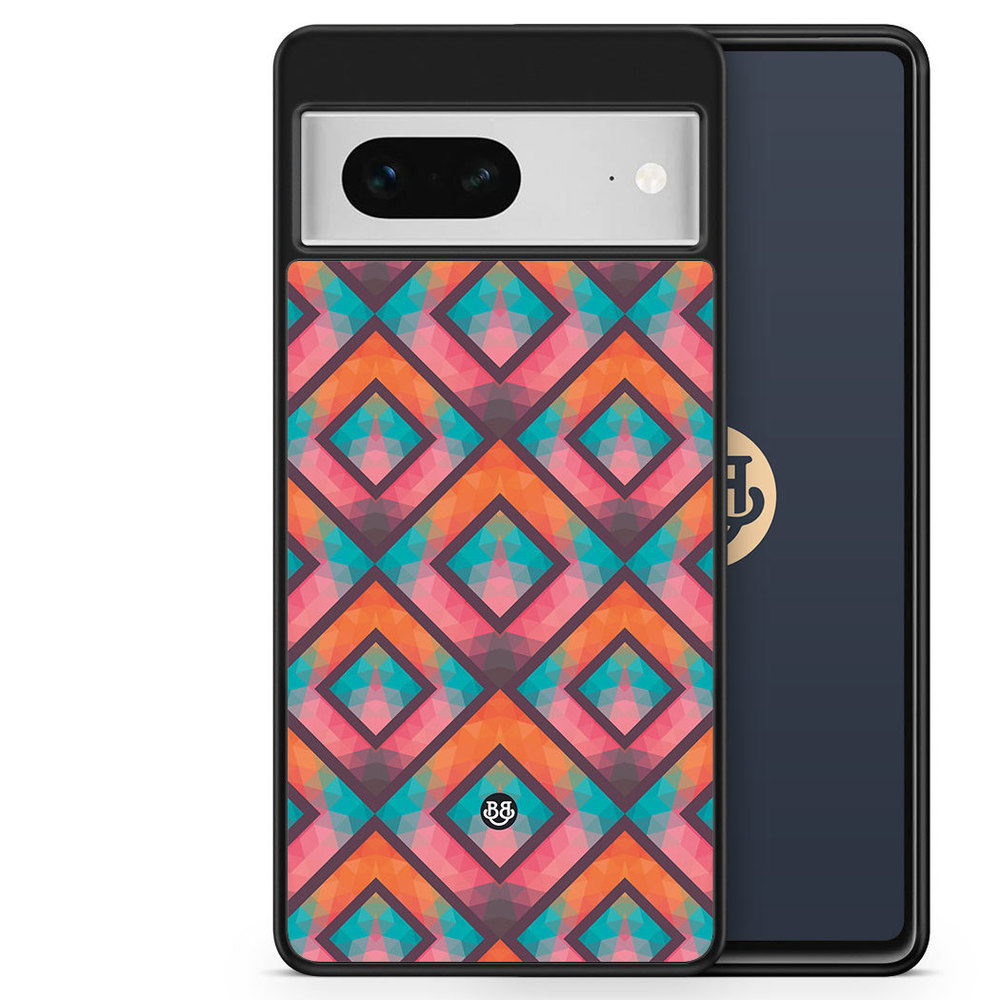 Google Pixel 7 Case - Retro Squares
