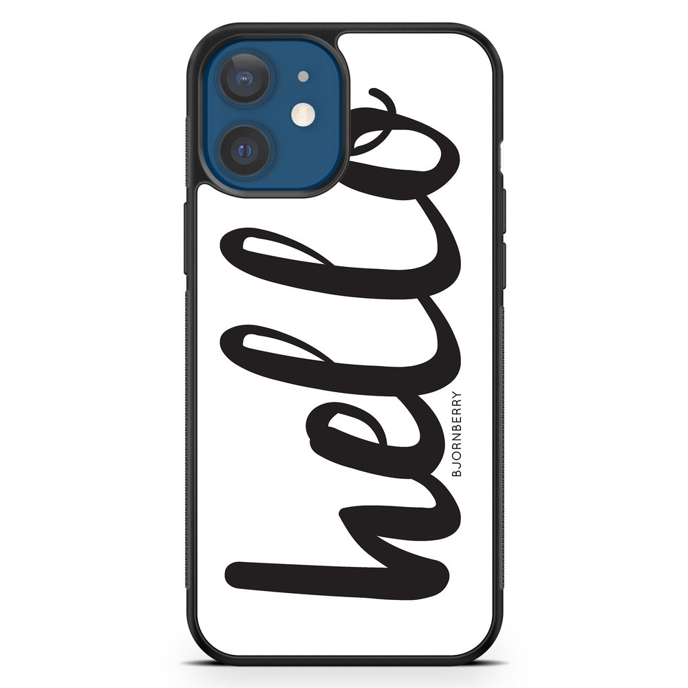 iPhone 12 Mini Case - Hello Black