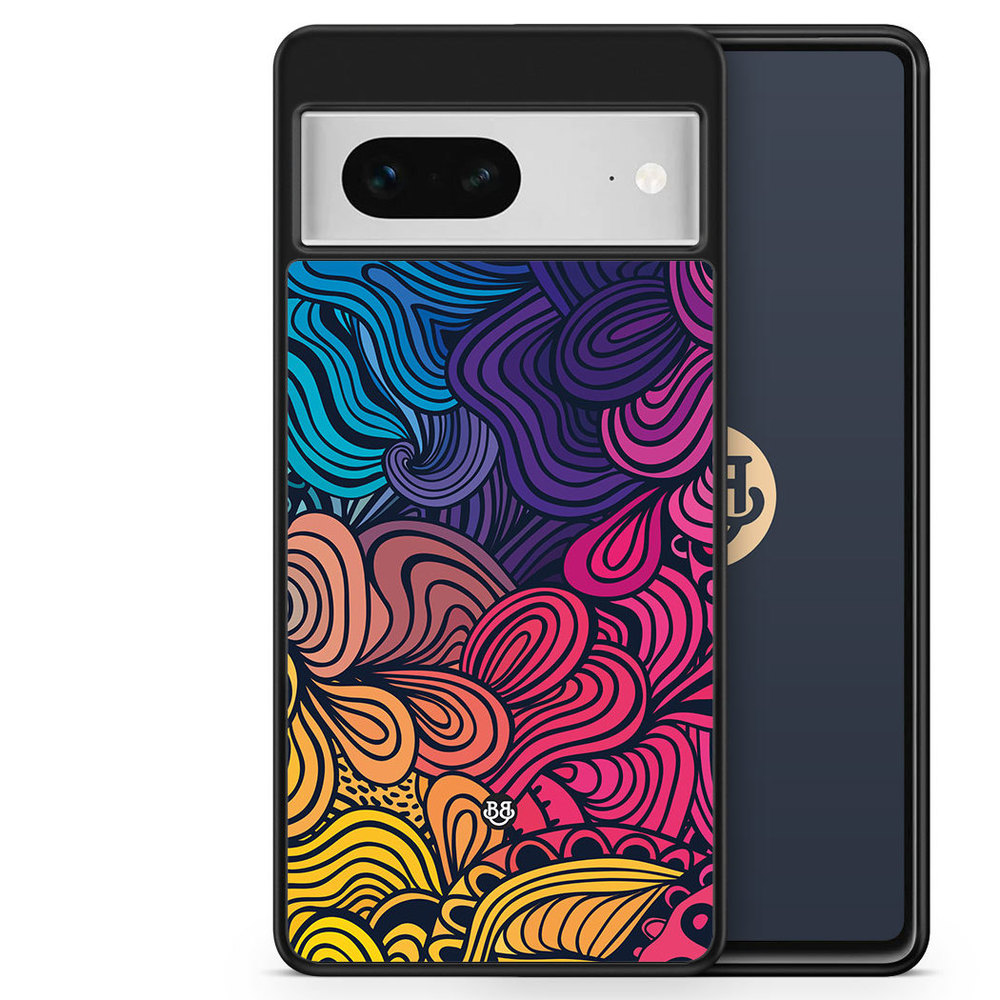 Google Pixel 7 Case - Retro Flowers