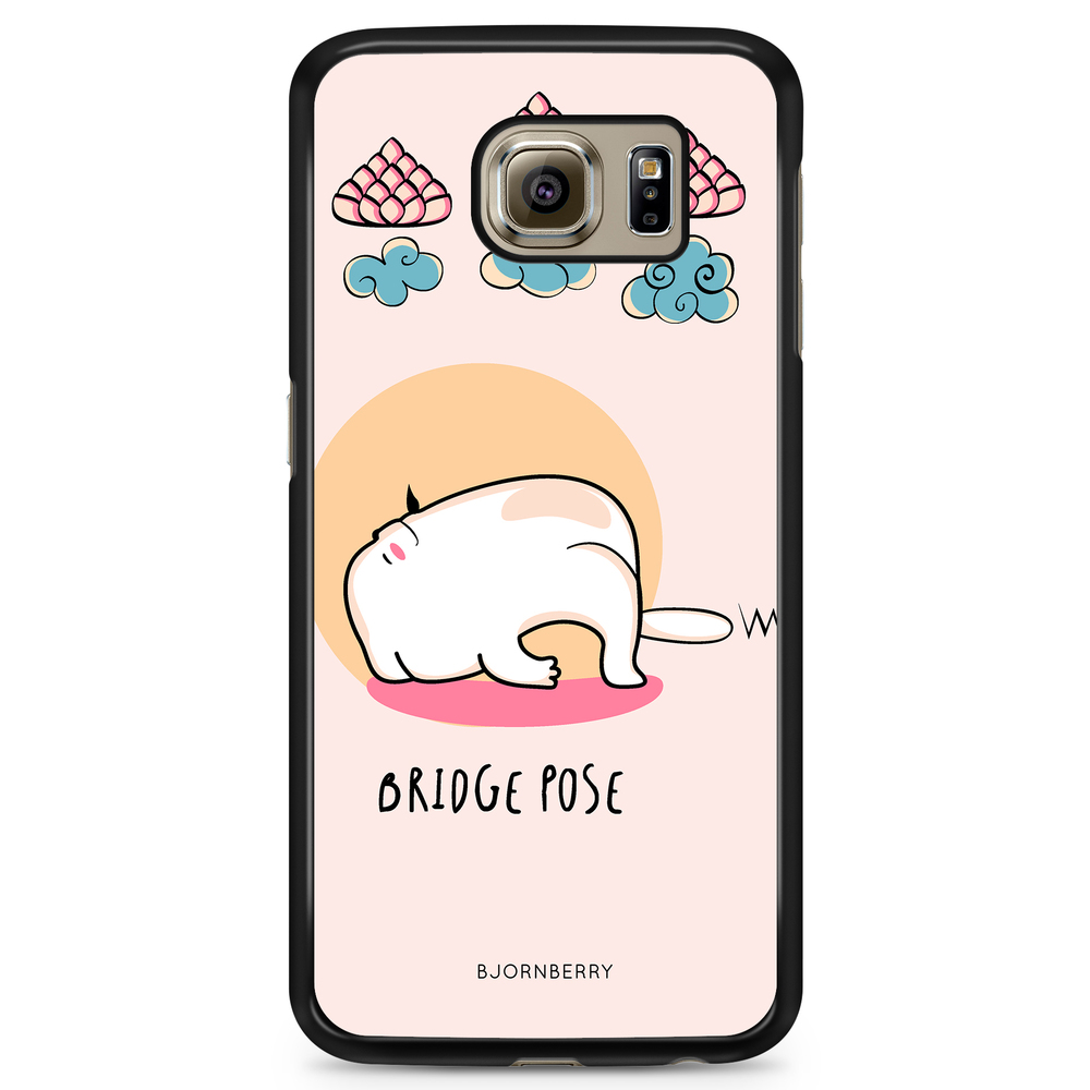 Samsung Galaxy S6 Case - Yoga Cat Bridge Pose