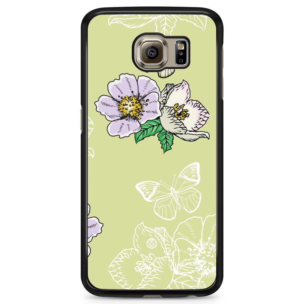 Samsung Galaxy S6 Edge+ Case - Butterfly Flower