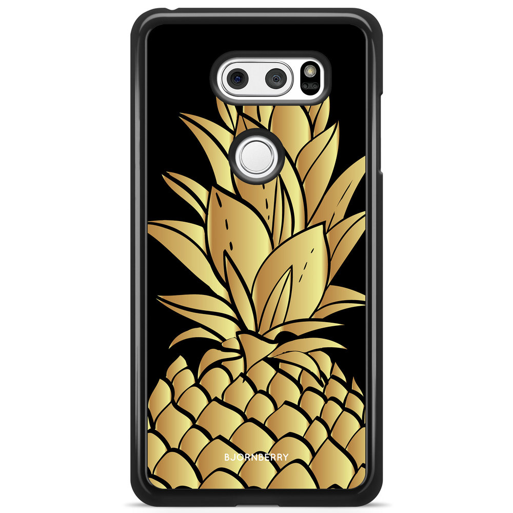 LG V30 Case - Gold Pineapple