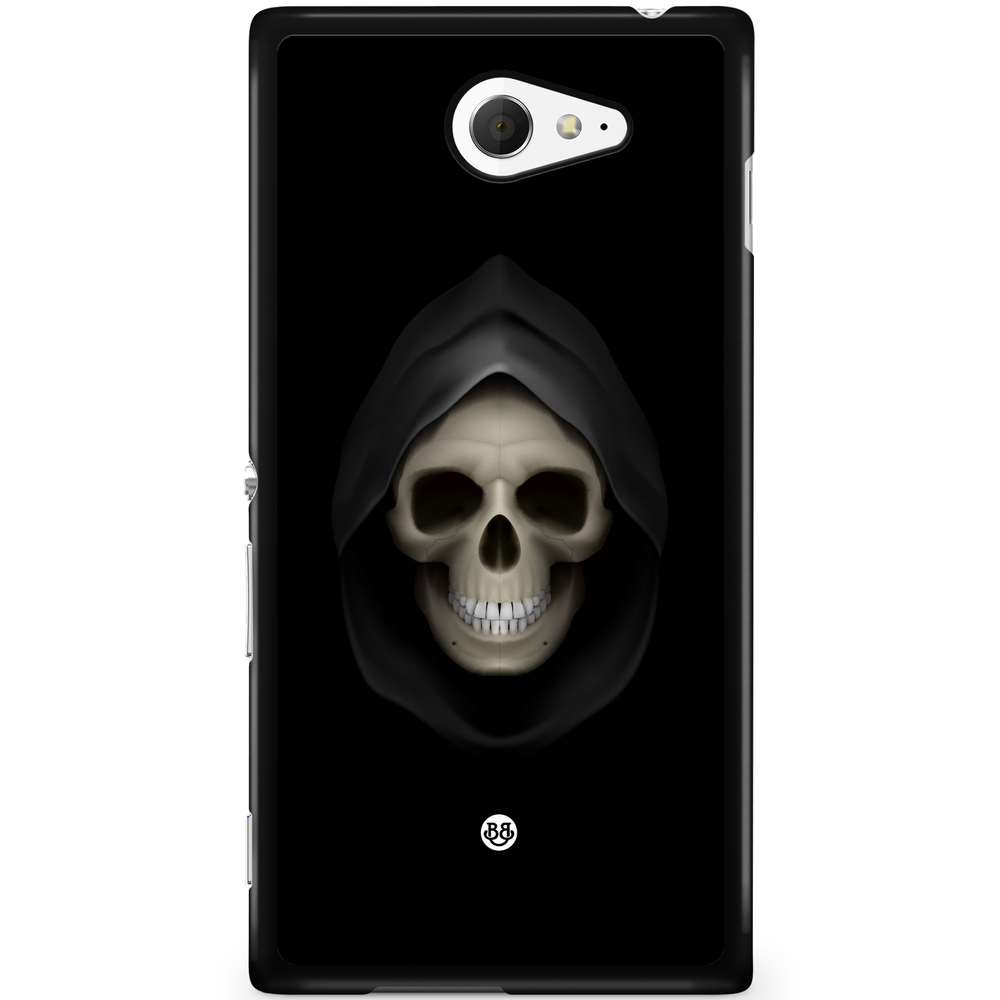 Sony Xperia M2 Aqua Skal - Black Skull