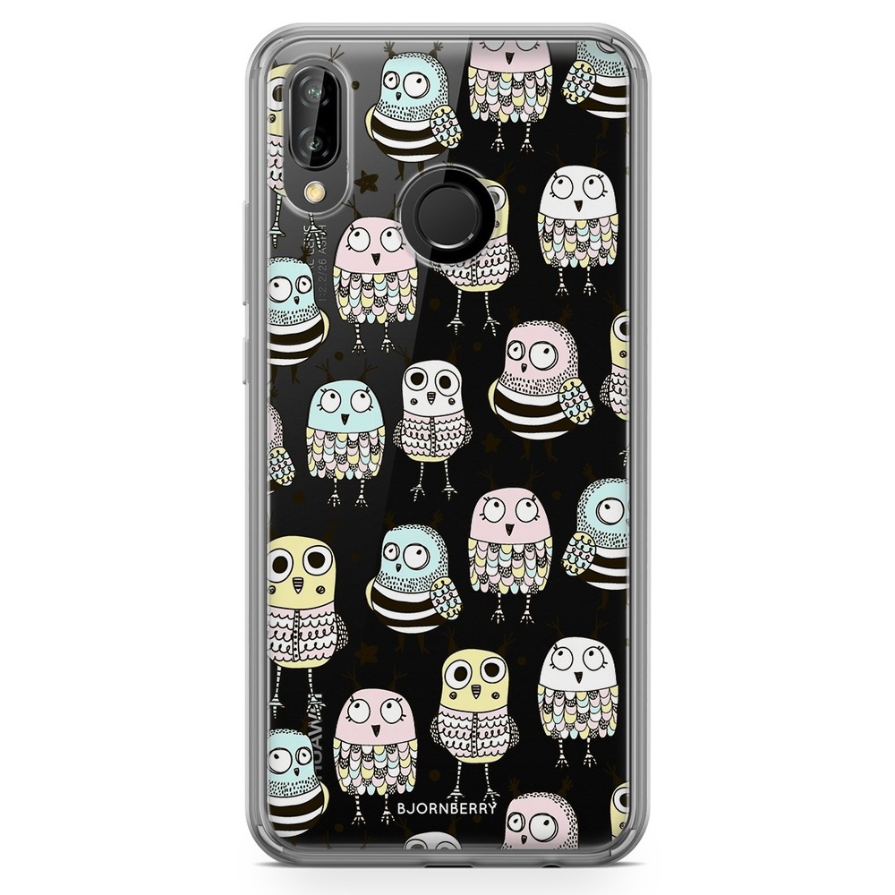 Huawei P20 Lite Fashion Skal - Söta Ugglor