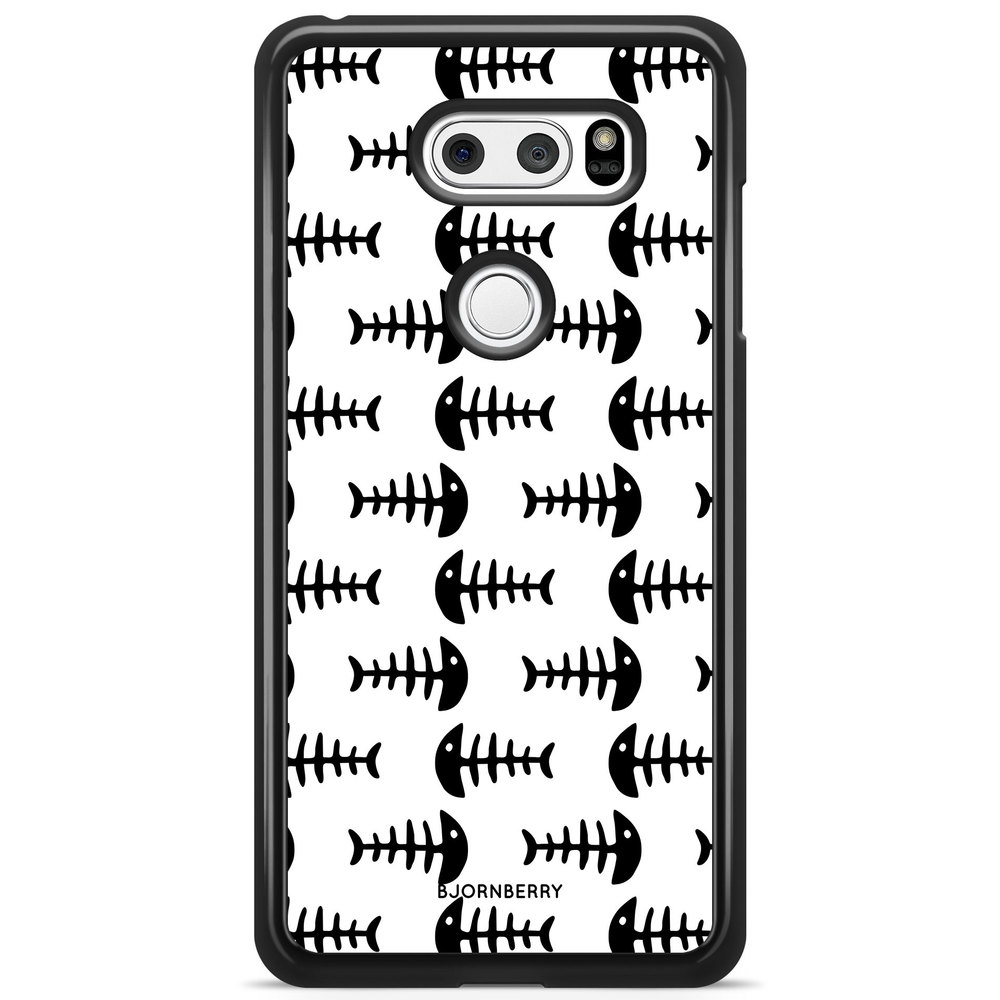 LG V30 Case - Fish Skeleton