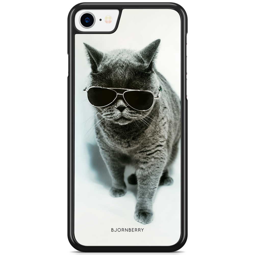iPhone 8 / iPhone SE (2022/2020) Skal - Katt Glasögon