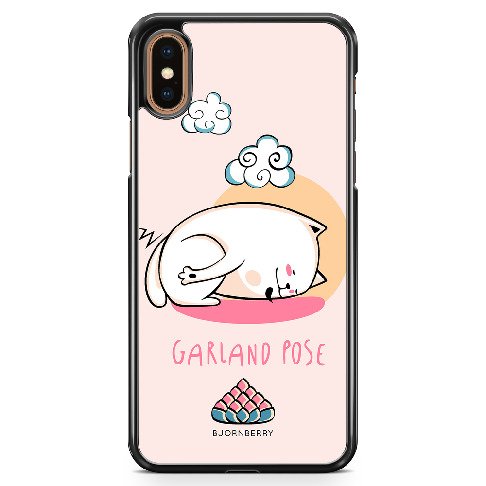 iPhone XS Max Case - Yoga Cat Garland