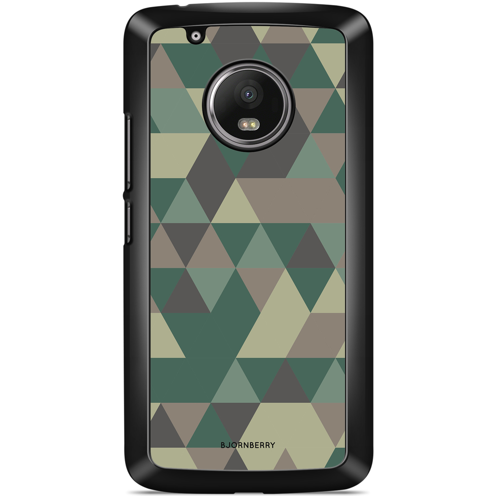 Moto G5 Plus Case - Camo Triangle