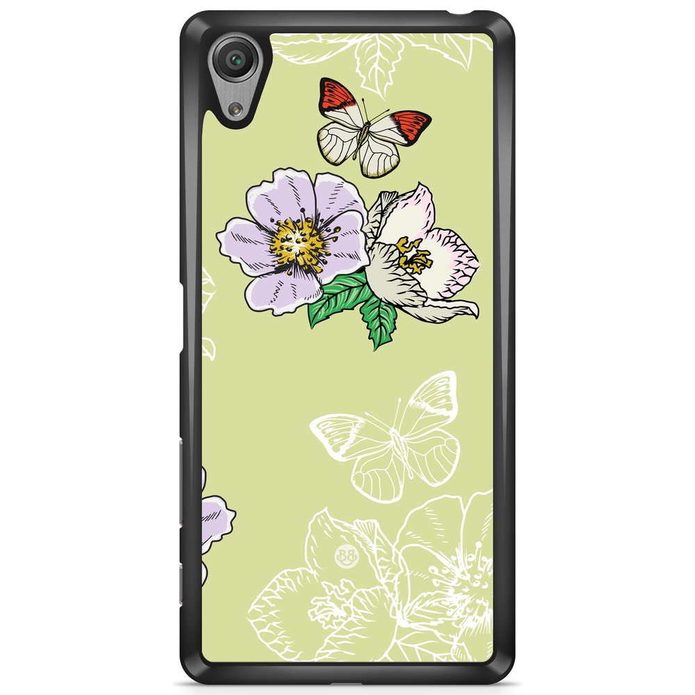 Sony Xperia L1 Case - Butterfly Flower