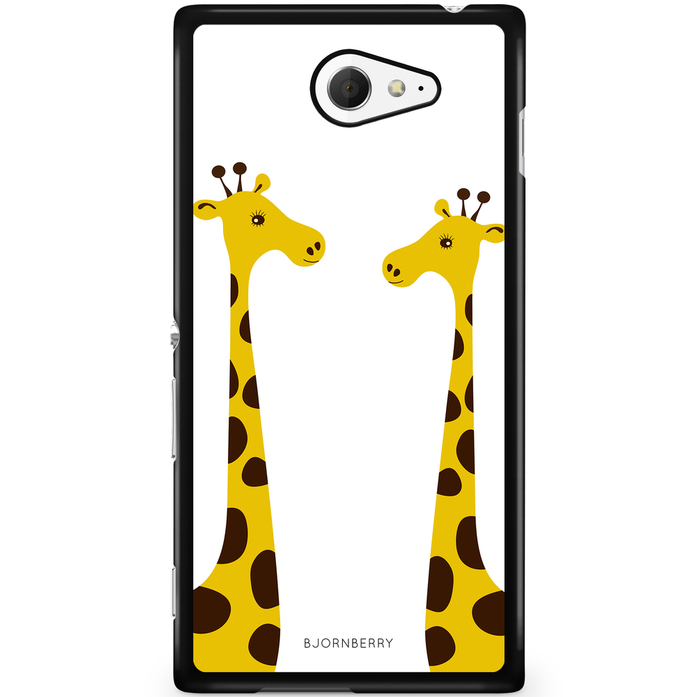 Sony Xperia M2 Aqua Case - Giraffes