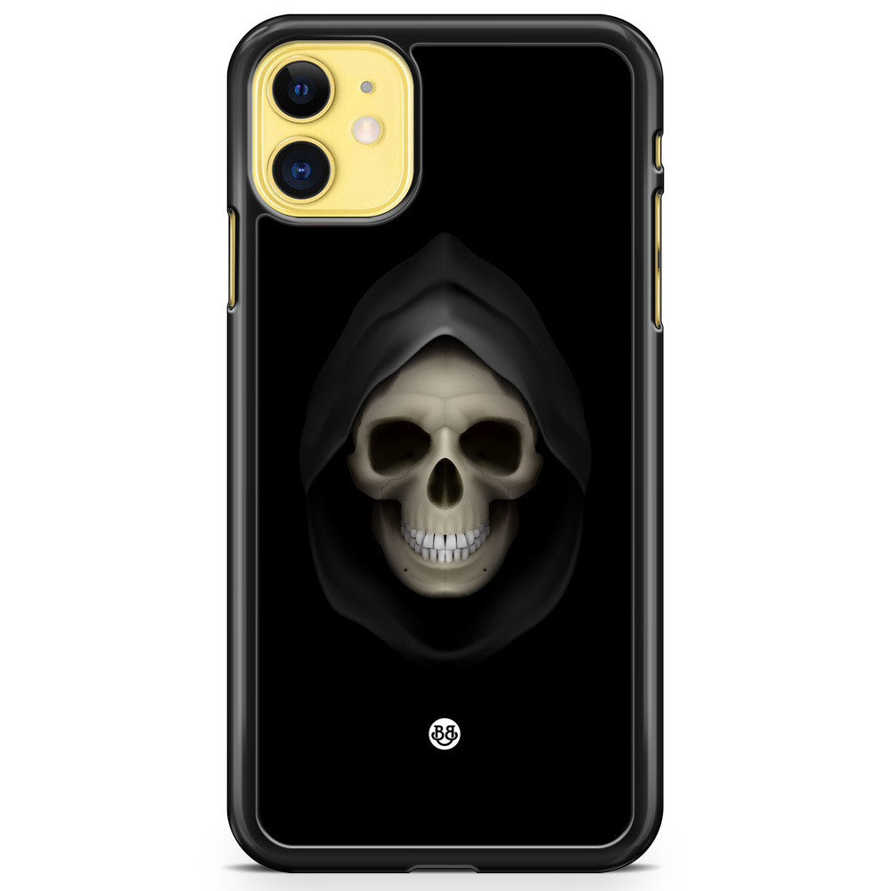 iPhone 11 Case - Svart Dödskalle