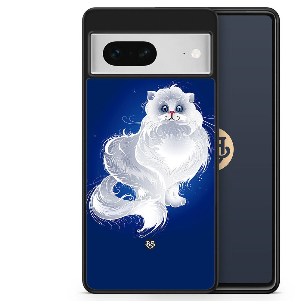 Google Pixel 7 Case - White Cat