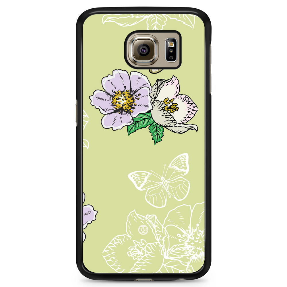 Samsung Galaxy S6 Case - Butterfly Flower