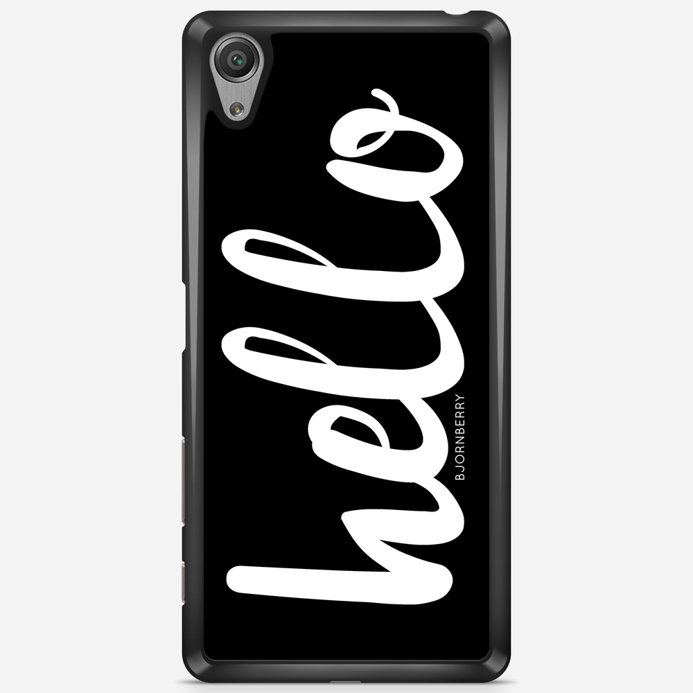 Sony Xperia X Performance Case - Hello White