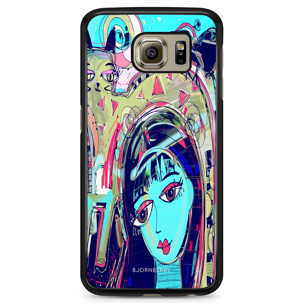 Samsung Galaxy S6 Case - Abstract Cat