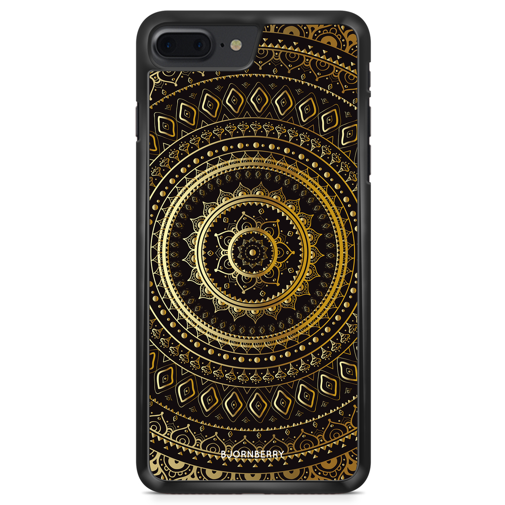 iPhone 8 Plus Skal - Guld Mandala