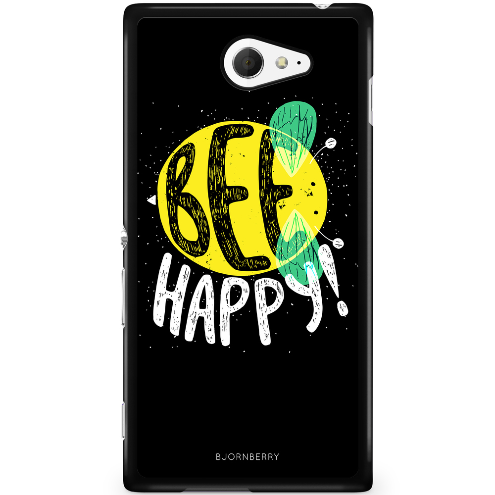 Sony Xperia M2 Aqua Case - BEE Happy