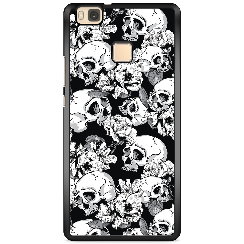 Huawei P9 Lite Case - Skull & Roses