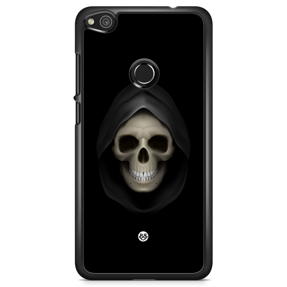 Huawei Honor 8 Lite Case - Svart Dödskalle