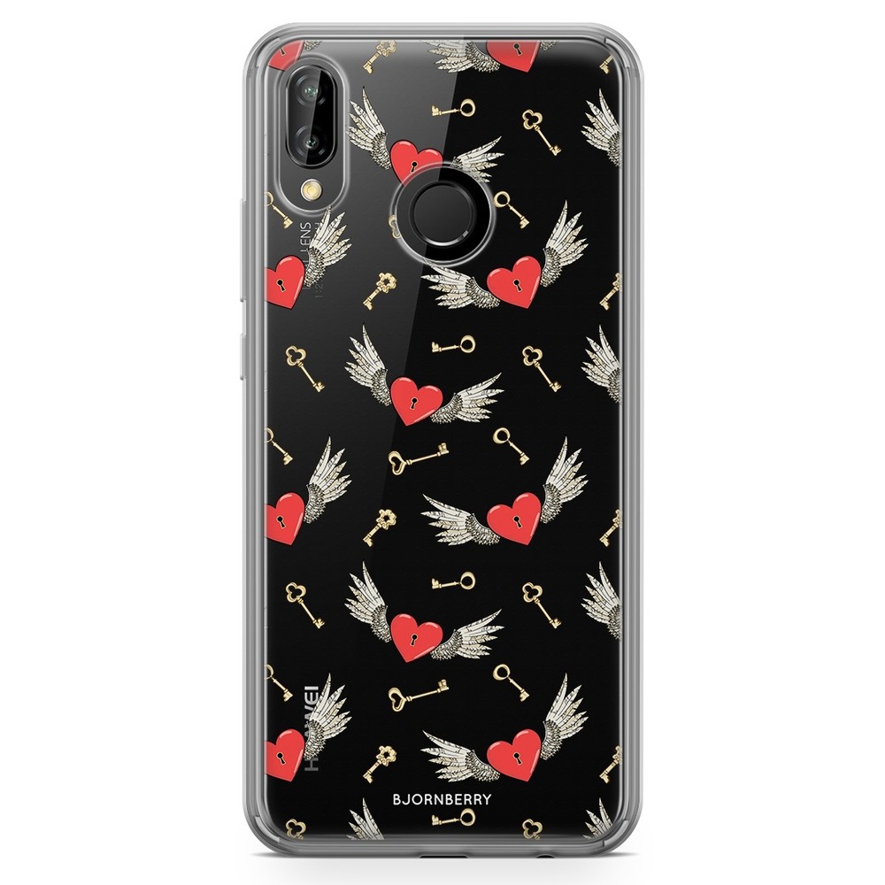 Huawei P20 Lite Fashion Case - Hearts 'n Wings