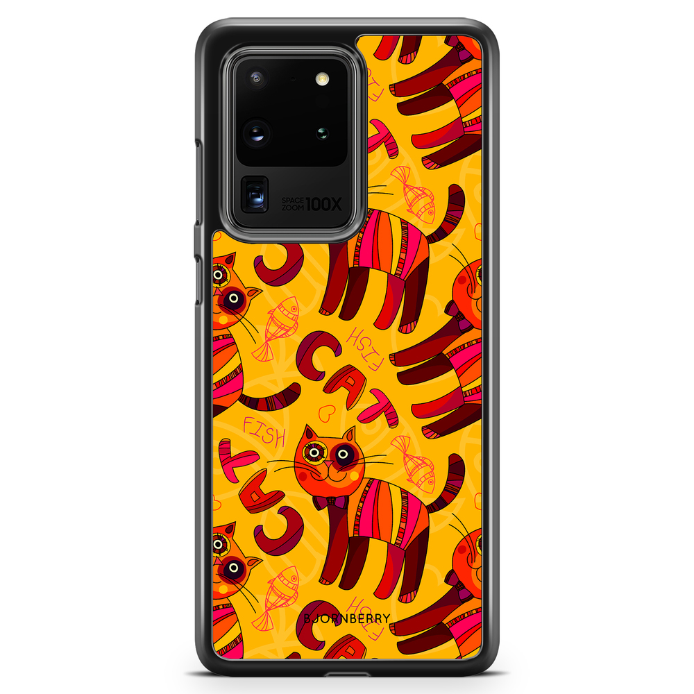 Samsung Galaxy S20 Ultra Case - Cat & Fish