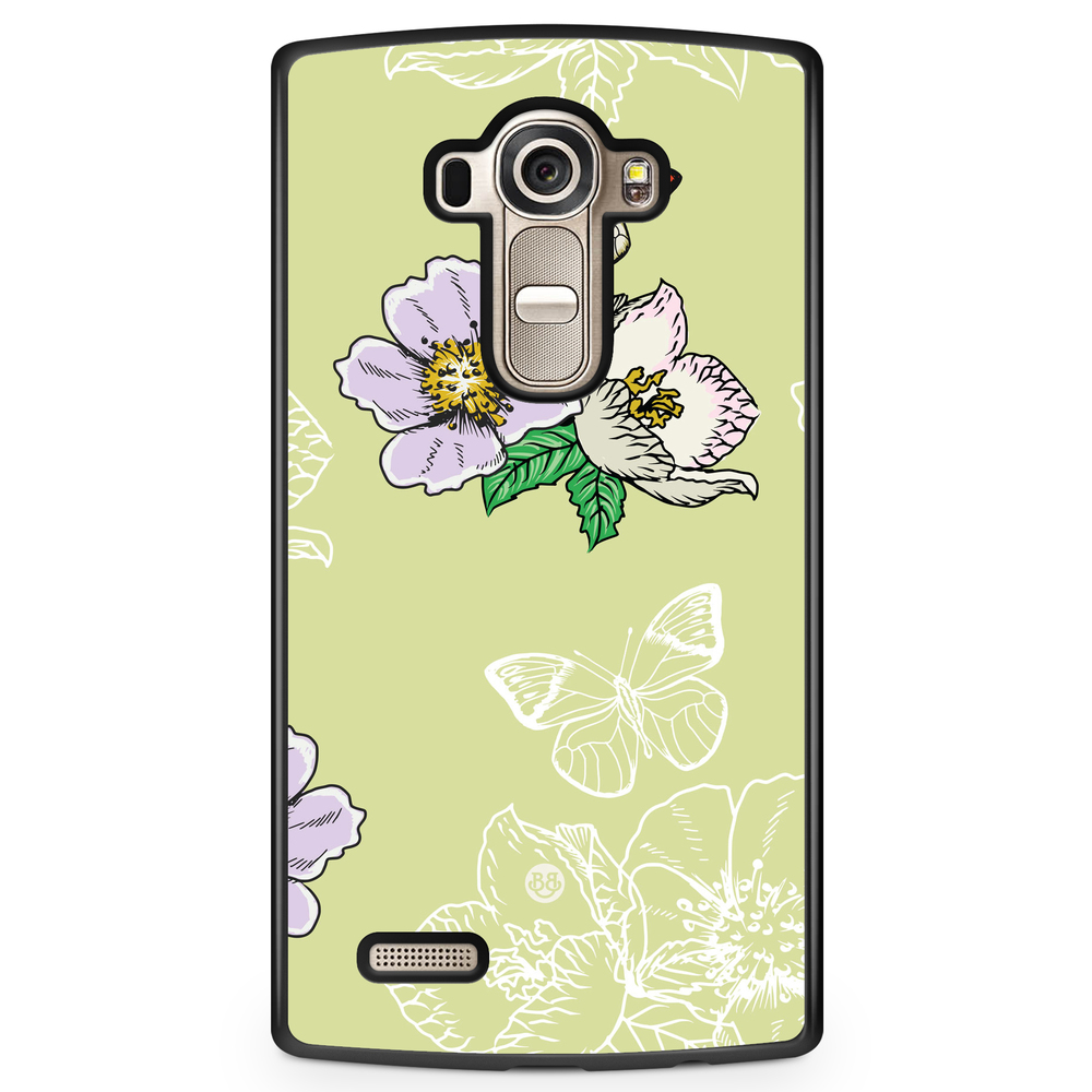 LG G4 Case - Butterfly Flower