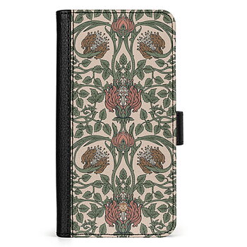Samsung Galaxy S24 5G Wallet Case - Retro Wallpaper