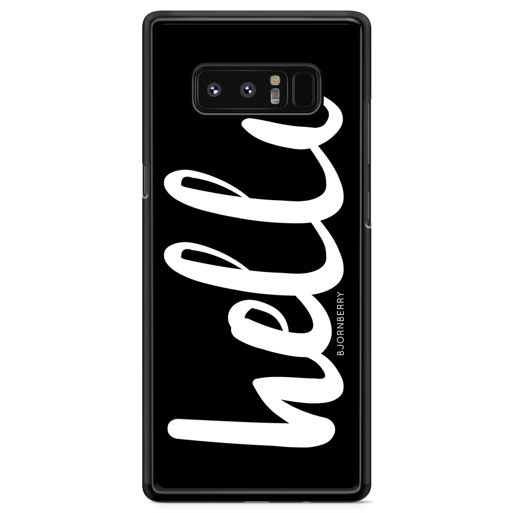 Samsung Galaxy Note 8 Case - Hello White