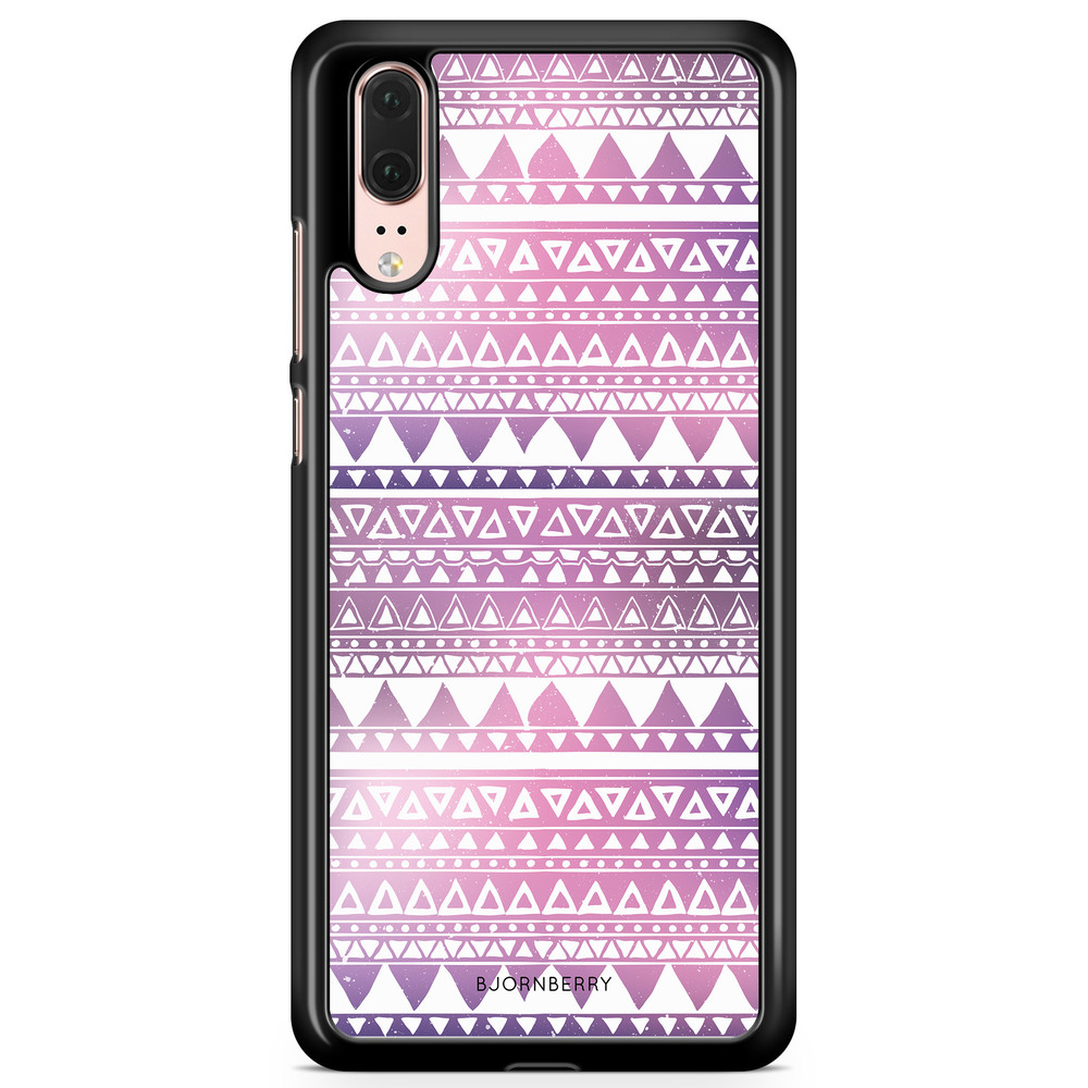 Huawei P20 Case - Purple Aztec