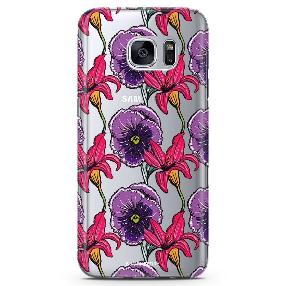 Samsung Galaxy S7 Edge TPU Case - Flowers